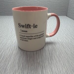 Swiftie Coffee Mug Hot Blooded Pink Ceramic‎ Taylor Fan Gift Cup
